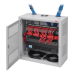 Gabinete Rack Horizontal D-Box 6U / Perfil Bajo 1219 mm x 610 mm x 313 mm / Acero RAL 7035 / Puerta 120° / Retail y Puntos Públicos