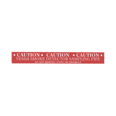 Etiqueta para tubería VESDA / para Detectores de Humo por Aspiración VESDA / Rollo con 35 piezas