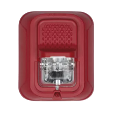 Bocina estrobo para pared color rojo , sin etiquetas Bocina estrobo para pared color rojo , sin etiquetas