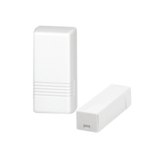 Transmisor Inalámbrico para Puerta/Ventana Serie 5800 / Carcasa Blanca / Terminales Cableados Loop 1 / Reed Switches Laterales Loop 2 / Transmisión Supervisora, Sabotaje y Batería Baja / Batería Litio 3V / Progr