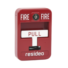 Estación de jalón convencional de acción simple color roja con cerradura Estación de jalón convencional de acción simple color roja con cerradura