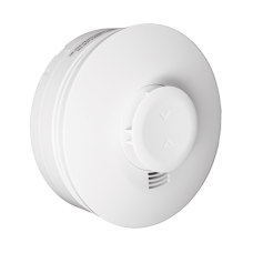 Detector Inalámbrico de Humo y Calor 5800SMOKEV / 3V Litio / Detección Fotoelectrica Multicriterio / Temperatura Fija 135°F / Alerta Baja Temperatura 41°F / RF 345 MHz / Sonido 85 dBA / Compatible con Sistemas Resideo