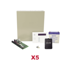 Kit de 5 Paneles VISTA48 con Batería y Transformador Kit de 5 Paneles VISTA48 con Batería y Transformador