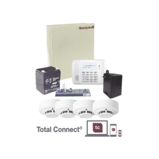 Kit de Panel de Alarma VISTA48LA con Gabinete, Batería y Transformador / 4 Sensores de humo Kit de Panel de Alarma VISTA48LA con Gabinete, Batería y Transformador / 4 Sensores de humo