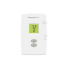 Termostato para sistemas de una sola etapa calor y frio, no programable vertical PRO 1000