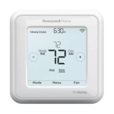 Termostato Programable T6 Pro Z-Wave® / Compatible con Sistemas de Bomba de Calor 3H/2C y Convencionales 2H/2C / Sensor Exterior / Z-Wave Plus Certificado / SmartStart / 5 Años de Garantía