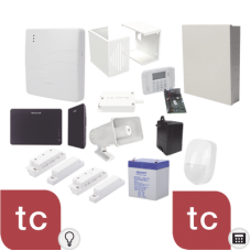 Kit de Sistema de Alarma con Sensores Cableados y Modulo de Automatizacion Z-Wave