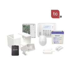 Kit de Panel de Alarma VISTA48 Cableado con Comunicador IP y un Año de Servicio de Total Connect. 