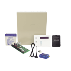 (1 Año datos ILIMITADO INCLUIDO)  Kit Vista48LA con comunicador MINI012G, Teclado, Gabinete, Bateria y Transformador