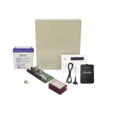 (2 Años 4GLTEM/5G ILIMITADO INCLUIDO)  Kit Vista48LA con comunicador 4GLTEM/5G MN01, Teclado, Gabinete, Bateria y Transformador