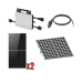 Kit Solar Interconexion  / 1kW  220Vca / Microinversores HOYMILES / Montaje Incluido