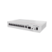 Switch Gigabit No Administrable PoE / 8 puertos 10/100/1000 Mbps (PoE) / 2 Puertos SFP Uplink / 124W