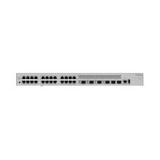 Switch Empresarial Core Gigabit Administrable  Capa 3 / 24 Puertos 10/100/1000 Mbps / 4 Puertos 10GE SFP+ Uplink / 2 Puertos 10GE SFP+ (Stack) / ERPS / Ruteo Dinamico (RIP, OSPF, IS-IS y BGP)  / iStack / Administración Nube Gratis