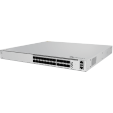 Switch eKit Core para Fibra Óptica Administrable Capa 3 / 16 puertos SFP 10 Gbps + 8 Puertos SFP28 25 Gbps / Capacidad de Conmutación 1,120 Gbit/s /  Gestión Gratuita desde la Nube / Sin Licenciamiento / Ruteo Dinamico (RIP, OSPF, IS-