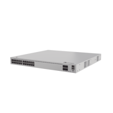 Switch de Distribución/Core Gigabit Administrable PoE Capa 3 / 24 puertos 1000/2.5Gbps (PoE) / 4 Puertos 10GE SFP+ Uplink / ERPS / Rutas Estáticas / iStack / PoE Perpetuo / 400W / Administración Nube Gratis Switch de Distribución/Core Gigabit Administrable PoE Capa 3 / 24 puertos 1000/2.5Gbps (PoE) / 4 Puertos 10GE SFP+ Uplink / ERPS / Rutas Estáticas / iStack / PoE Perpetuo / 400W / Administración Nube Gratis