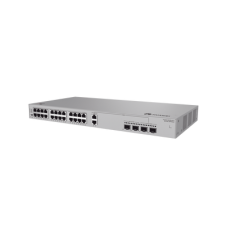 Switch Gigabit Administrable PoE Capa 3 / 24 Puertos 10/100/1000 Mbps (22 PoE) / 2 Puertos 2.5GE (PoE) combo 2 Puertos SFP 2.5GE /2 Puertos SFP+ 10GE / 400W / PoE Perpetuo / iStack / Administración Nube Gratis Switch Gigabit Administrable PoE Capa 3 / 24 Puertos 10/100/1000 Mbps (22 PoE) / 2 Puertos 2.5GE (PoE) combo 2 Puertos SFP 2.5GE /2 Puertos SFP+ 10GE / 400W / PoE Perpetuo / iStack / Administración Nube Gratis