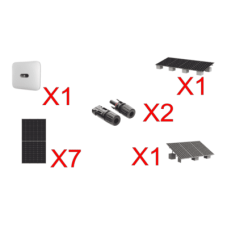 Kit Solar Interconexion  / 4 kW  220Vca / Inversor HUAWEI/ Montaje Incluido