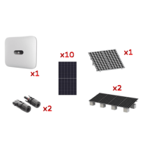 Kit Solar Interconexion  / 6 kW  220Vca / Inversor HUAWEI/ Montaje Incluido