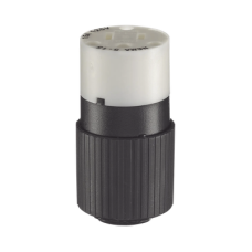 Conector de 15 A 125 V CA/ 2 Polos 3 Hilos/ Grado Industrial/ Color Blanco y Negro/ NEMA 5-15R. Conector de 15 A 125 V CA/ 2 Polos 3 Hilos/ Grado Industrial/ Color Blanco y Negro/ NEMA 5-15R.