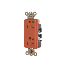 Receptáculo Duplex de 20 A 125 V / 2 Polos 3 Hilos/ Nema 5- 20 R / Color Naranja/ Grado Hospital. Receptáculo Duplex de 20 A 125 V / 2 Polos 3 Hilos/ Nema 5- 20 R / Color Naranja/ Grado Hospital.