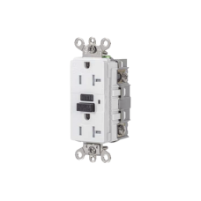 Contacto GFCI 20 A 125 V / Resistente a Intemperie / A prueba de manipulaciones / Color Blanco (Nema 5-20R) / Grado Industrial. Contacto GFCI 20 A 125 V / Resistente a Intemperie / A prueba de manipulaciones / Color Blanco (Nema 5-20R) / Grado Industrial.