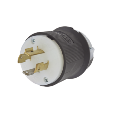 Clavija con Bloqueo de Media Vuelta Industrial 20 A 125/250 V CA / 3 Polos 4 Hilos / Nema L14-20P. Clavija con Bloqueo de Media Vuelta Industrial 20 A 125/250 V CA / 3 Polos 4 Hilos / Nema L14-20P.