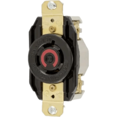 Receptáculo con Bloqueo de Media Vuelta Industrial 20 A 480 V CA /3 Polos 4 Hilos / Nema L16-20R / Color Negro. Receptáculo con Bloqueo de Media Vuelta Industrial 20 A 480 V CA /3 Polos 4 Hilos / Nema L16-20R / Color Negro.