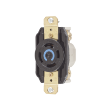Receptáculo con Bloqueo de Media Vuelta Industrial 30 A 250 V CA / 3 Polos 4 Hilos / Nema L15-30R. Receptáculo con Bloqueo de Media Vuelta Industrial 30 A 250 V CA / 3 Polos 4 Hilos / Nema L15-30R.