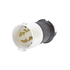 Clavija con Bloqueo de Media Vuelta Industrial 30 A 600 V CA / 3 Polos 4 Hilos / Nema L17-30P. Clavija con Bloqueo de Media Vuelta Industrial 30 A 600 V CA / 3 Polos 4 Hilos / Nema L17-30P.