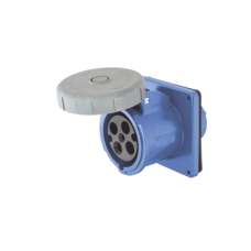 Receptáculo Hembra Pin and Sleeve Trifásico / 60 A 250 VCA 3 Fases / 3 Polos 4 Hilos / Hermético / Grado Industrial. Receptáculo Hembra Pin and Sleeve Trifásico / 60 A 250 VCA 3 Fases / 3 Polos 4 Hilos / Hermético / Grado Industrial.