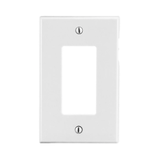 Tapa para Contacto Rectangular Color Blanco.