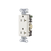 Contacto Duplex Decorador 20 A 125V / 2 Polos 3 Hilos/ Nema 5-20 R / Color Blanco.