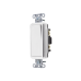 Interruptor Decorador de 20 A 120-277 V CA/ Unipolar / Cableado Lateral y Posterior / Color Blanco.