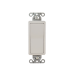 Interruptor Decorador de 20 A 120-277 V CA/ Unipolar / Cableado Lateral y Posterior / Color Blanco.