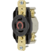 Receptáculo con Bloqueo de Media Vuelta Industrial 20 A 480 V CA /3 Polos 4 Hilos / Nema L16-20R / Color Negro.