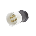 Clavija con Bloqueo de Media Vuelta Industrial 30 A 600 V CA / 3 Polos 4 Hilos / Nema L17-30P.