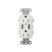 Contacto Dúplex con 2 Puertos USB, 15A 125V, 2 Polos, 3 Hilos, Color Blanco. 