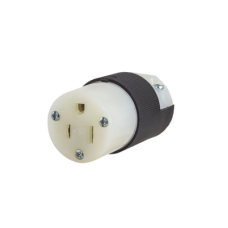 Conector Entrada Recta/ 15A 125V/ 2 Polos 3 Hilos/ Nema 5-15R/ Grado Industrial- Comercial.