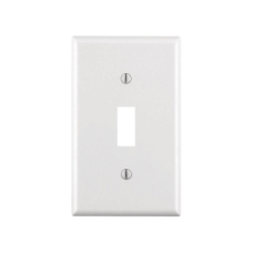 Placa para Interruptor de Palanca / Color Blanco.