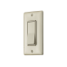 Interruptor Unipolar Residencial 15 A 120-277 V / Cableado Lateral y Trasero / Color Marfil.