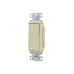 Interruptor Unipolar Residencial 15 A 120-277 V / Cableado Lateral y Trasero / Color Marfil.