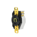 Receptáculo de Media Vuelta Industrial 30 A 125 V CA 2 Polos 3 Hilos (Nema L5-30R) Color Negro