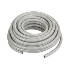 Manguera hermética tipo PolyTuff no metálica, gris de 1 1/2