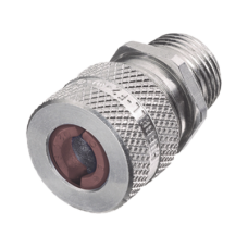 Conector de cable, de aluminio macho recto, .50 - .63 