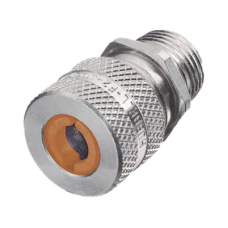 Conector de cable, de aluminio macho recto, .13 - .19