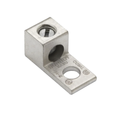 Terminal Universal de Aluminio/ 1 Orificio para Calibre  14- 6 AWG / Perno de 1/4