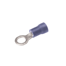 Zapata Terminal de Ojillo  para Tornillo 1/4 in (6 mm) calibre 16-14 AWG con aislamiento de vinilo.