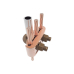 Conector Mecánico para 3 Cables para Calibre 2/0 AWG - 250 KCMIL a Tubería de 3/8