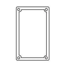 Empaque de Neopreno para Cajas FS/FD de 1 Gang.