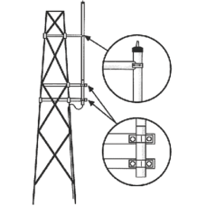 Kit para Montaje Lateral en Torre, Antenas VHF Serie HD Hustler Kit para Montaje Lateral en Torre, Antenas VHF Serie HD Hustler